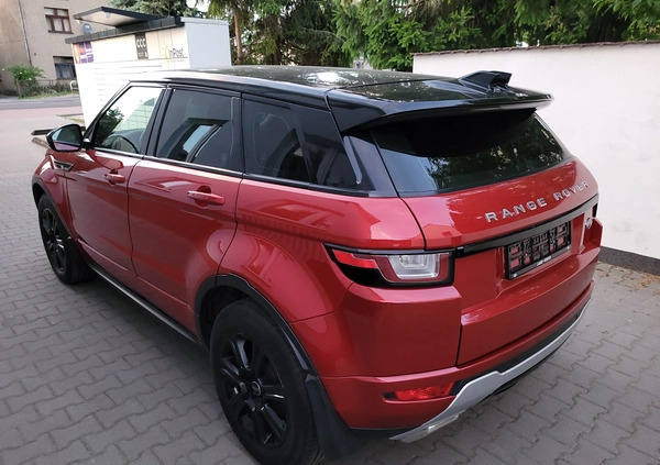 Land Rover Range Rover Evoque cena 84900 przebieg: 92135, rok produkcji 2017 z Pruszcz Gdański małe 631